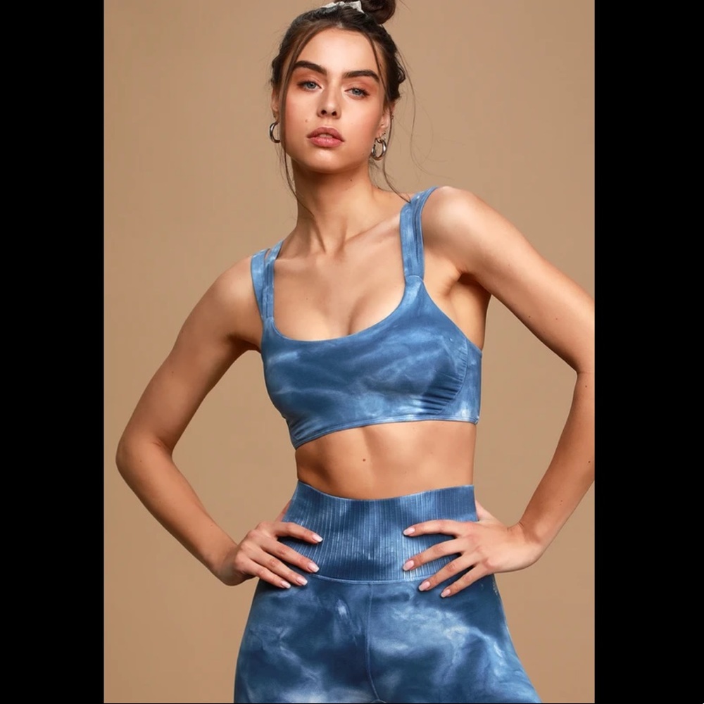 Free People On the Radar Tie Dye Workout Set XS/S